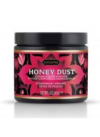 Пудра для тела Honey Dust Body Powder с ароматом клубники - 170 гр. - Kama Sutra - купить с доставкой в Салавате
