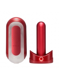 Красный мастурбатор Flip Zero Red   Warmer с подогревом - Tenga - в Салавате купить с доставкой