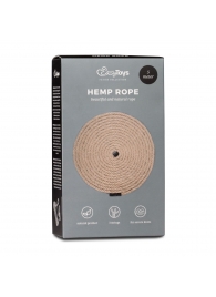 Пеньковая веревка для связывания Hemp Rope - 5 м. - Easy toys - купить с доставкой в Салавате