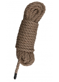 Пеньковая веревка для связывания Hemp Rope - 5 м. - Easy toys - купить с доставкой в Салавате