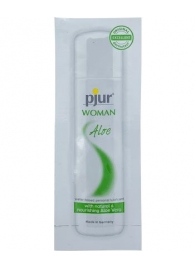 Лубрикант на водной основе pjur WOMAN Aloe - 2 мл. - Pjur - купить с доставкой в Салавате