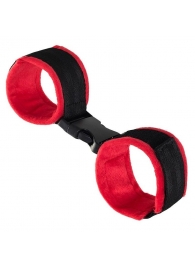 Красно-черные велюровые оковы Anonymo - ToyFa - купить с доставкой в Салавате