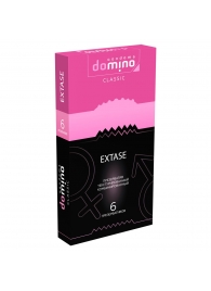 Презервативы с точками и рёбрышками DOMINO Classic Extase - 6 шт. - Domino - купить с доставкой в Салавате