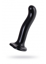 Черный стимулятор для пар P G-Spot Dildo Size M - 18 см. - Strap-on-me - в Салавате купить с доставкой