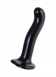 Черный стимулятор для пар P G-Spot Dildo Size M - 18 см. - Strap-on-me - в Салавате купить с доставкой