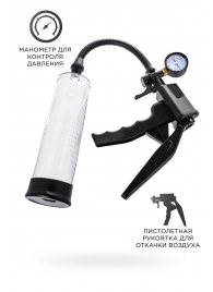 Прозрачная механическая помпа для пениса Viggo - Sexus - в Салавате купить с доставкой