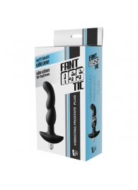 Черная вибропробка для простаты FantASStic Vibrating Prostate Plug - 14,5 см. - Dream Toys - в Салавате купить с доставкой