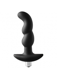 Черная вибропробка для простаты FantASStic Vibrating Prostate Plug - 14,5 см. - Dream Toys - в Салавате купить с доставкой