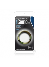 Эрекционное кольцо камуфляжной расцветки Silicone Camo Cock Ring - Blush Novelties - в Салавате купить с доставкой