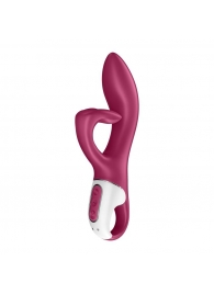 Малиновый вибратор-кролик Embrace Me - 21,2 см. - Satisfyer