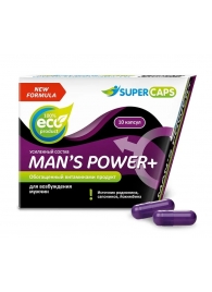 Возбуждающее средство для мужчин Mans Power plus - 10 капсул (0,35 гр.) +1 в подарок - SuperCaps - купить с доставкой в Салавате