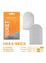 Карманный мастурбатор HEXA-BRICK - Tenga - в Салавате купить с доставкой