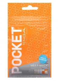 Карманный мастурбатор HEXA-BRICK - Tenga - в Салавате купить с доставкой