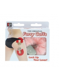 Металлические наручники с розовой меховой опушкой METAL HANDCUFF WITH PLUSH PINK - Dream Toys - купить с доставкой в Салавате