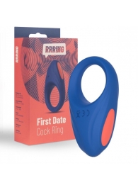 Синее эрекционное кольцо RRRING First Date Cock Ring - FeelzToys - в Салавате купить с доставкой