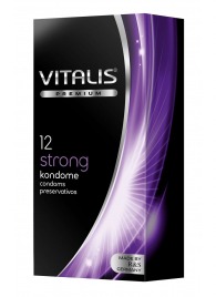 Презервативы с утолщённой стенкой VITALIS PREMIUM strong - 12 шт. - Vitalis - купить с доставкой в Салавате