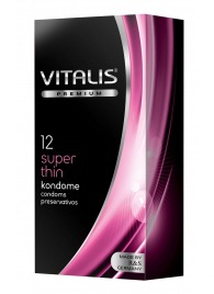 Ультратонкие презервативы VITALIS PREMIUM super thin - 12 шт. - Vitalis - купить с доставкой в Салавате