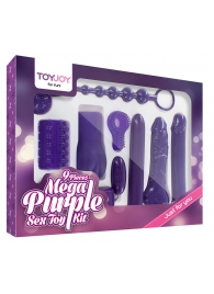 Эротический набор Toy Joy Mega Purple - Toy Joy - купить с доставкой в Салавате