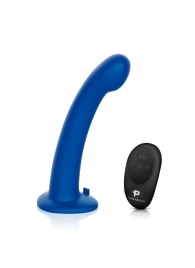 Синяя насадка Remote Control P-Spot G-Spot с черными трусиками - 20 см. - Pegasus - купить с доставкой в Салавате