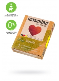 Экологически чистые презервативы Masculan Organic - 3 шт. - Masculan - купить с доставкой в Салавате