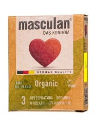 Экологически чистые презервативы Masculan Organic - 3 шт. - Masculan - купить с доставкой в Салавате