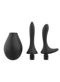 Черный анальный душ Nexus Anal Douche Set с 2 сменными насадками - Nexus Range - купить с доставкой в Салавате