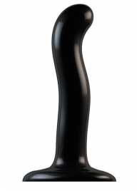 Черный фаллоимитатор-насадка Strap-On-Me P G spot Dildo size S - 16,4 см. - Strap-on-me - купить с доставкой в Салавате