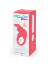 Розовое эрекционное виброкольцо Happy Rabbit Rechargeable Rabbit Cock Ring - Happy Rabbit - в Салавате купить с доставкой