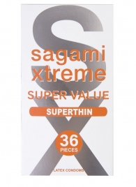 Ультратонкие презервативы Sagami Xtreme Superthin - 36 шт. - Sagami - купить с доставкой в Салавате