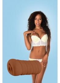 Коричневый мастурбатор-вагина BRIANNA - Dream Toys - в Салавате купить с доставкой