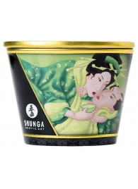 Массажная свеча Exotic Green Tea с ароматом зелёного чая - 170 мл. - Shunga - купить с доставкой в Салавате