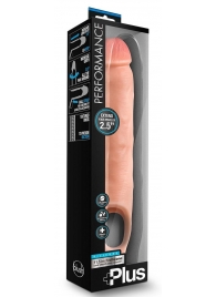 Телесная насадка-удлинитель 11.5 Inch Silicone Cock Sheath Penis Extender - 29,2 см. - Blush Novelties - в Салавате купить с доставкой