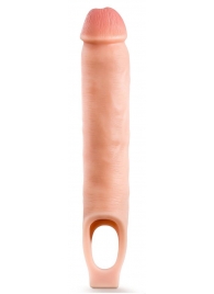 Телесная насадка-удлинитель 11.5 Inch Silicone Cock Sheath Penis Extender - 29,2 см. - Blush Novelties - в Салавате купить с доставкой