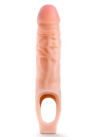 Телесная насадка на пенис 9 Inch Cock Sheath Extender - 22,2 см. - Blush Novelties - в Салавате купить с доставкой