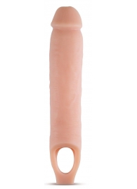 Телесная насадка на пенис 11.5 Inch Cock Sheath Penis Extender - 29,2 см. - Blush Novelties - в Салавате купить с доставкой