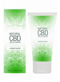 Крем-пролонгатор Natural CBD Delay Cream - 50 мл. - Shots Media BV - купить с доставкой в Салавате