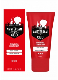 Пролонгирующий лубрикант Numbing CBD from Amsterdam - 50 мл. - Shots Media BV - купить с доставкой в Салавате