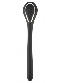 Черный гибкий уретральный стимулятор с вибрацией Vibrating Bendable Dilator - 13,5 см. - Orion - купить с доставкой в Салавате