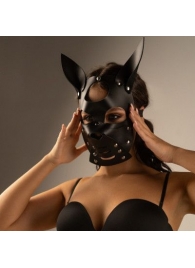 Черная маска  Собака  с ушками - Crazy Handmade - купить с доставкой в Салавате