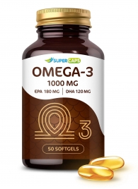 Пищевая добавка SuperCaps OMEGA-3 - 50 капсул (1000 мг) - SuperCaps - купить с доставкой в Салавате
