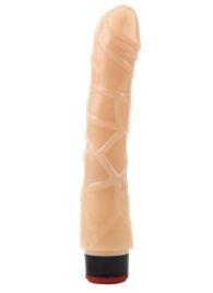 Телесный вибратор 9 Vibrating Dildo NO.2 - 22 см. - CNT