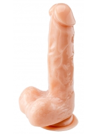 Телесный реалистичный фаллоимитатор - 18 см. - Devi купить с доставкой в интернет-магазине Orgasmix в Салавате Телесный реалистичный фаллоимитатор - 18 см. - Devi