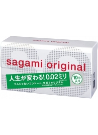 Ультратонкие презервативы Sagami Original 0.02 - 10 шт. - Sagami - купить с доставкой в Салавате