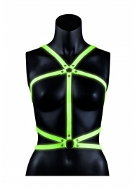 Портупея Body Harness с неоновым эффектом - размер L-XL - Shots Media BV - купить с доставкой в Салавате