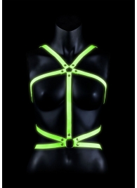 Портупея Body Harness с неоновым эффектом - размер L-XL - Shots Media BV - купить с доставкой в Салавате