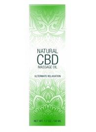 Массажное масло Natural CBD Massage Oil - 50 мл. - Shots Media BV - купить с доставкой в Салавате