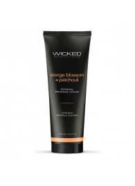 Массажный легкий крем WICKED Orange Blossom plus Patchouli - 120 мл. - Wicked - купить с доставкой в Салавате