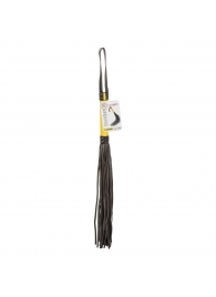 Черная плеть с желтой рукоятью Boundless Flogger - 69,25 см. - California Exotic Novelties - купить с доставкой в Салавате