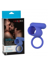 Синее эрекционное виброкольцо Silicone Rechargeable Endless Desires Enhancer - California Exotic Novelties - в Салавате купить с доставкой