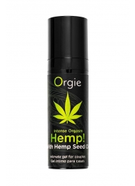Возбуждающий интимный гель для пар ORGIE Hemp Intense Orgasm - 15 мл. - ORGIE - купить с доставкой в Салавате
